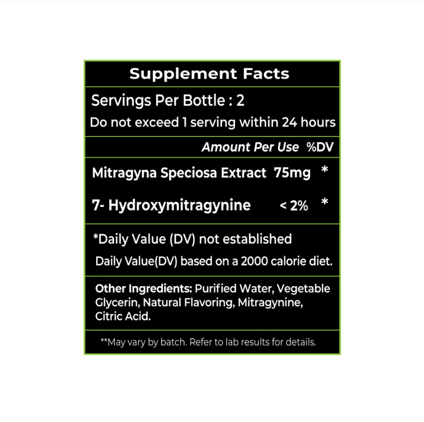 Prof Whyte’s K-PLEX Citrus Blast Kratom Extract Shot – 150mg Liquid