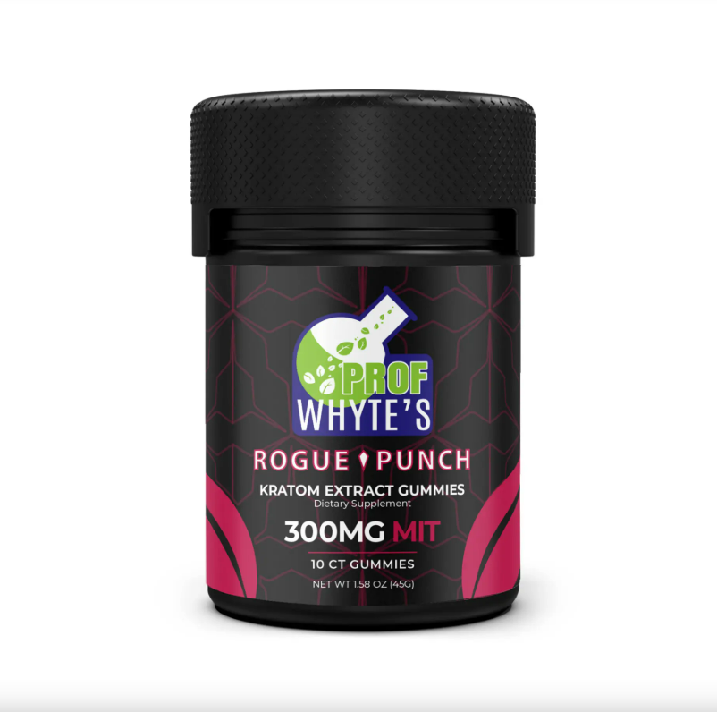 Prof Whyte's Rogue Punch Kratom Extract Gummies 300mg MIT 10ct gummies