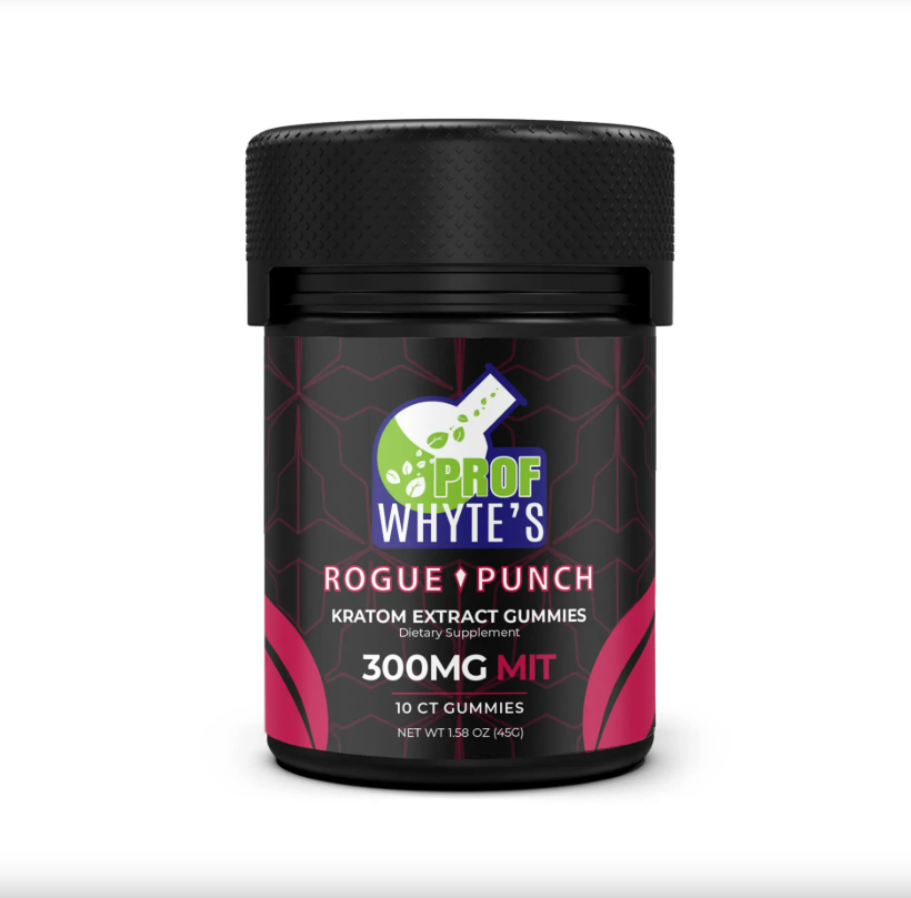 Prof Whyte's Rogue Punch Kratom Extract Gummies 300mg MIT 10ct gummies