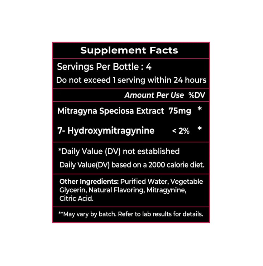 Prof Whyte’s K-Plex Rogue Punch Kratom Extract Shot – 300mg Liquid