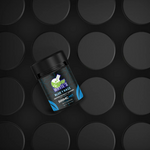 Prof Whyte's Blue Razz Kratom Extract Gummies 50 MIT per gummy 500MIT Total 10ct gummies