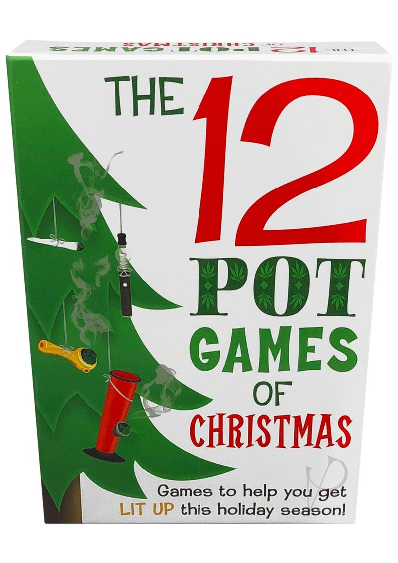 12 Pot Games Of Christmas Adult Dice & Card Game