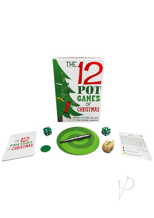 12 Pot Games Of Christmas Adult Dice & Card Game