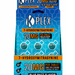 K-PLEX 7-Hydroxymitragynine Blue Razz Tablets Kratom Blister Packs