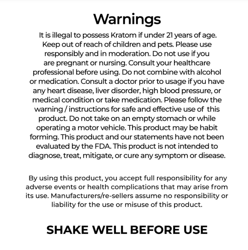 Prof Whyte’s Kava+Kratom Tropical Punch Liquid Extract Shot – 630mg