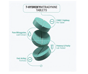 Dosed 7-Hydroxy Tablets – 20mg | Pop Box (72 Count): Only $8.99 per Tablet!