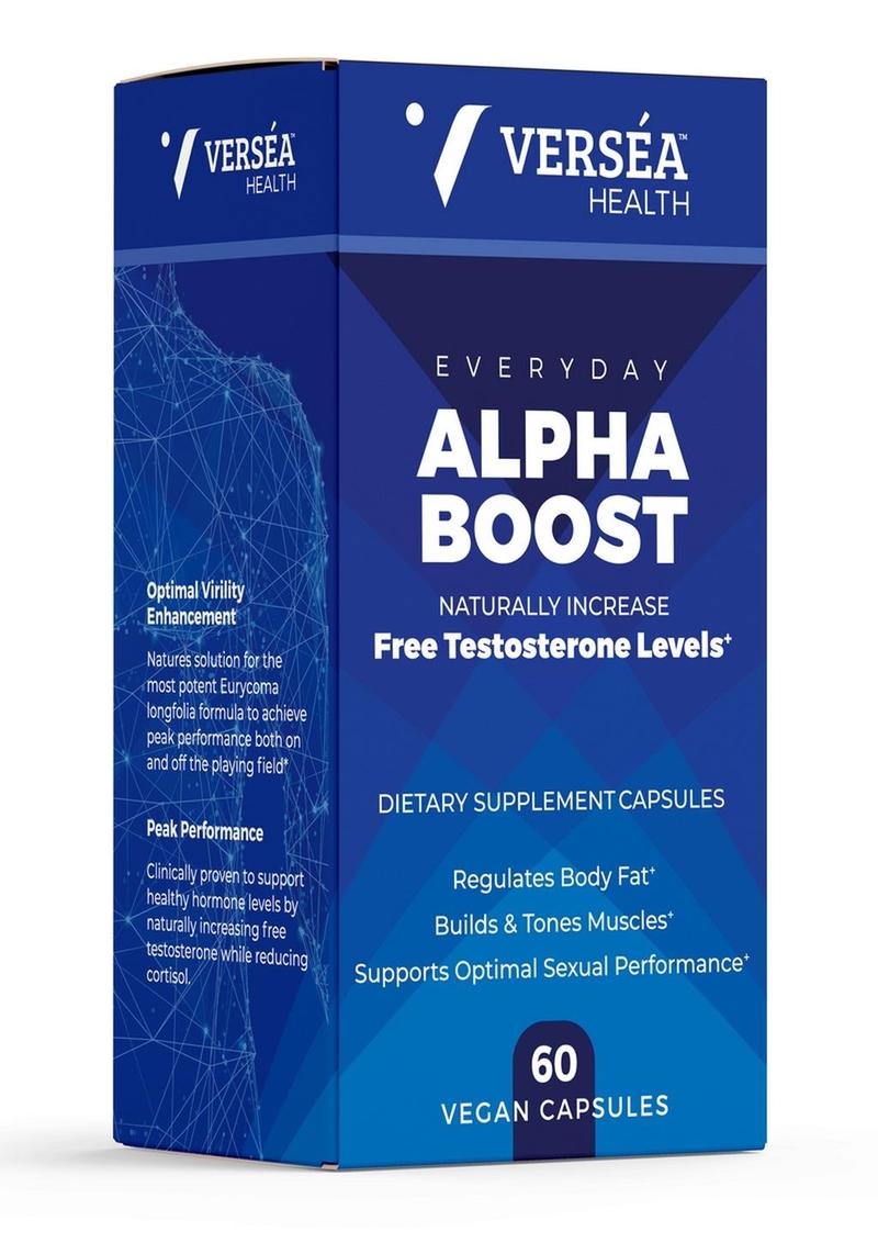 Verséa Everyday Alpha Boost Supplement - Boosts Free Testosterone, Energy, Stamina & Libido