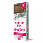 Female Sensual Dark Chocolate Bars - Female Enhancment - Better Sex (Box of 10) -Display
