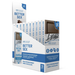Male Sensual Dark Chocolate Bars - Male Enhancment - Better Sex (Box of 10) Display