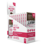 Female Sensual Dark Chocolate Bars - Female Enhancment - Better Sex (Box of 10) -Display