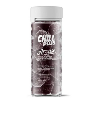 Arouse Sexual Euphoria Gummies 20mg- D9, THCV, THCP, CBD - Chill Plus