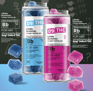 D9 THC Libido Gummies Longer-lasting Sex - Male Enhancment Gummies