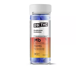 D9 THC Libido Mushroom Gummies 25mg - Mixed Berries