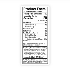 D9 THC Libido Gummies Longer-lasting Sex - Female Enhancment Gummies