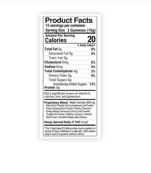 D9 THC Libido Gummies Longer-lasting Sex - Male Enhancment Gummies