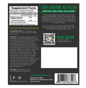 Prof Whyte’s Euphoria – Balanced Kratom Powder Blend (Premium Grade)