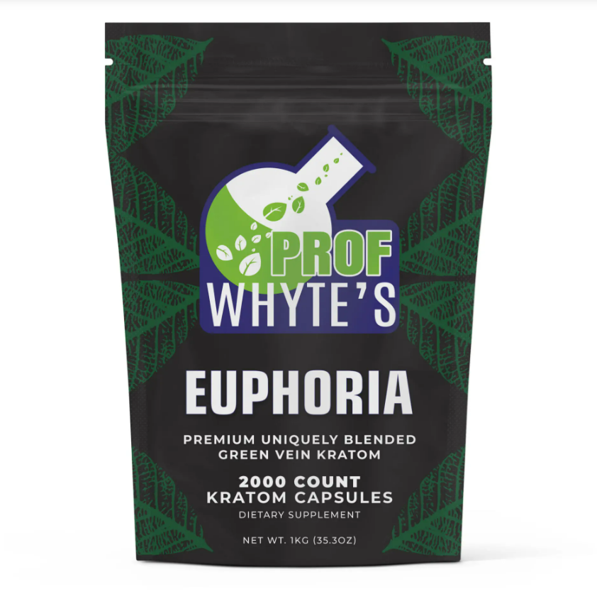 Prof Whyte’s Euphoria – Premium Kratom Capsules (.5g)