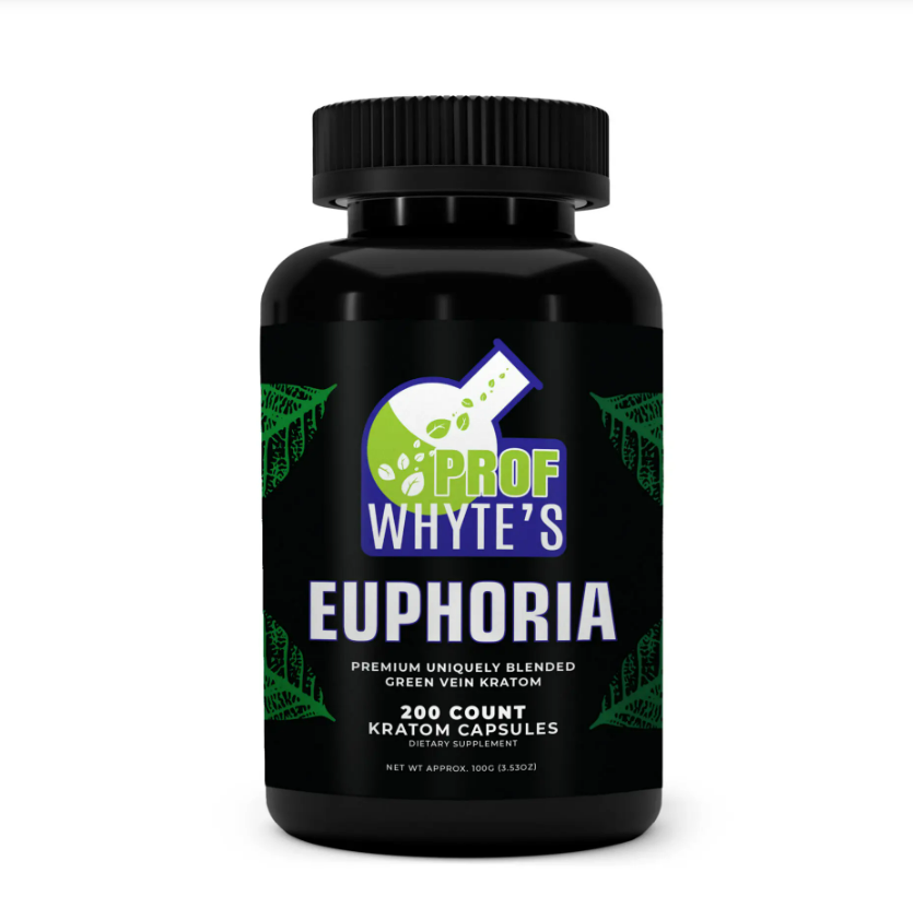 Prof Whyte’s Euphoria – Premium Kratom Capsules (.5g)
