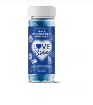 Love Bites - Blue Raspberry - Male Enhancement Gummies -