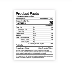 Love Bites - Blue Raspberry - Male Enhancement Gummies -