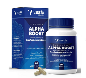 Verséa Everyday Alpha Boost Supplement - Boosts Free Testosterone, Energy, Stamina & Libido
