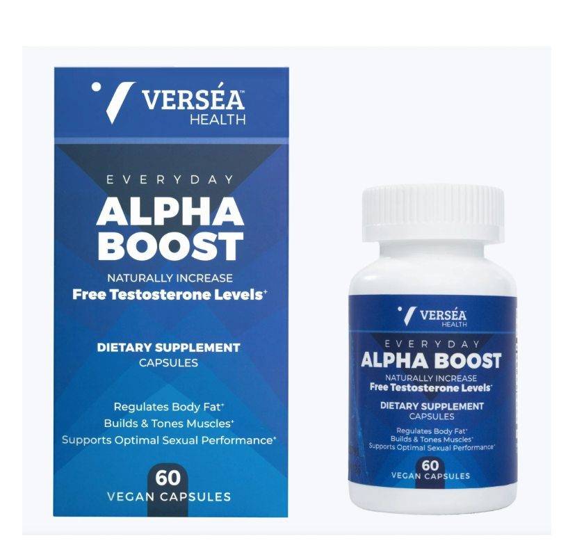 Verséa Everyday Alpha Boost Supplement - Boosts Free Testosterone, Energy, Stamina & Libido