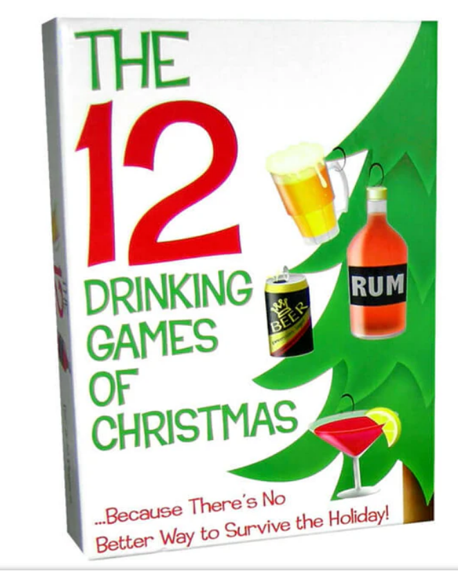 12 Drinking Games Of Christmas Dice & Board Game for Adult