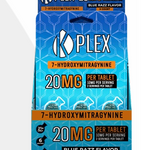 K-PLEX 7-Hydroxymitragynine Blue Razz Tablets Kratom Blister Packs