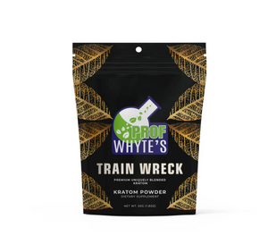 Prof Whyte’s Trainwreck Kratom Powder – Red, Green & White Vein Blend | Full Spectrum | Lab-Tested