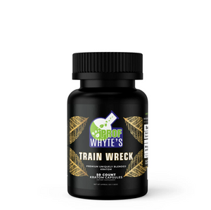 Prof Whyte’s Trainwreck Kratom Capsules – Premium Full-Spectrum Blend (.5g Each)